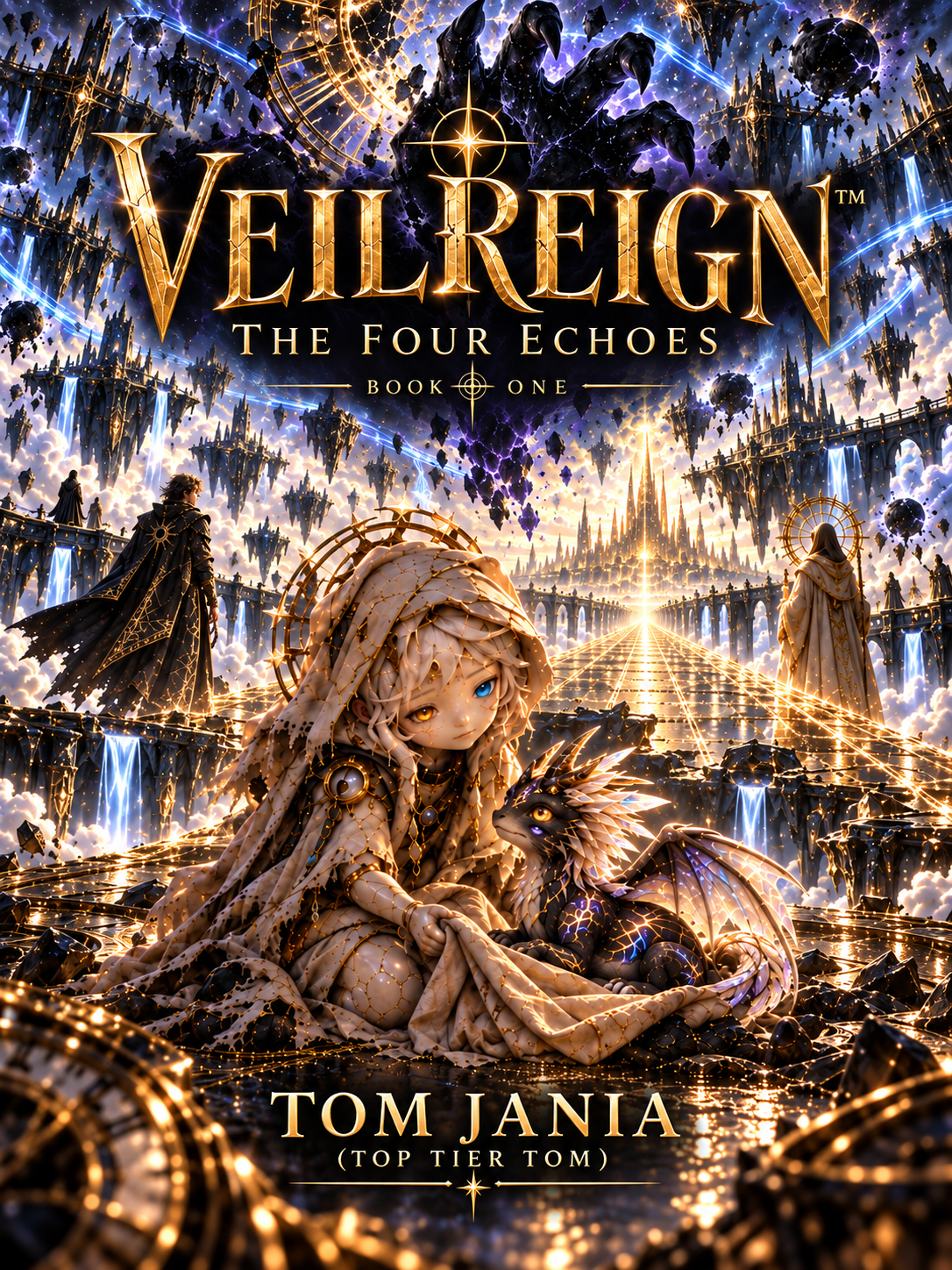 Veilreign: The Four Echoes, Book One cover by Tom Jania
